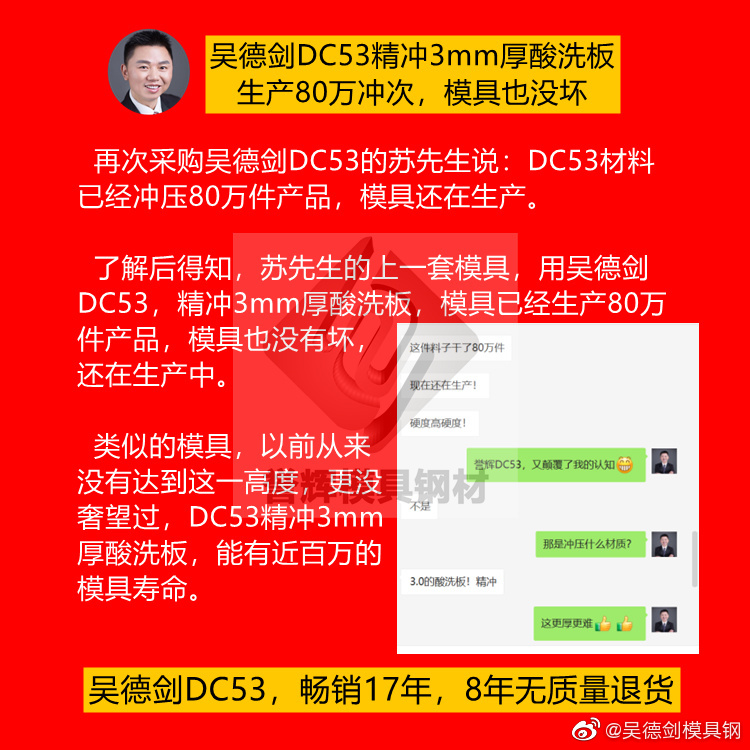 精沖3mm酸洗板，吳德劍DC53模具鋼做出了80萬次壽命，一騎絕塵(057)